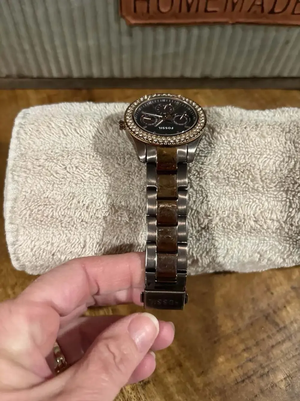 Fossil Stella Multifunction Two-Tone Crystal Bezel Women's Watch